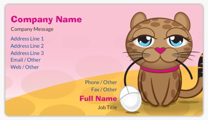 Design Preview for Design Gallery: Information & Technology Business Card Stickers