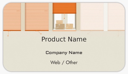 Design Preview for Design Gallery: Removals & Storage Product Labels on Sheets, Rounded Rectangle 8.7 x 4.9 cm