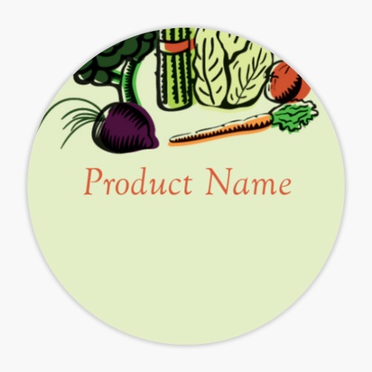 Design Preview for Product & Packaging Labels Designs: Pickle Labels, Circle 1.5"  3.8 x 3.8 cm 