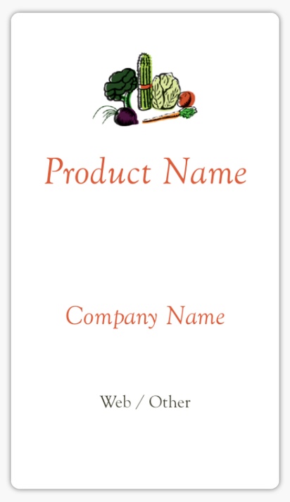 Design Preview for Templates for Agriculture & Farming Product Labels , 8.7 x 4.9 cm Rounded Rectangle
