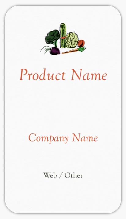 Design Preview for Product & Packaging Labels Designs: Food Packaging Labels, Rounded Rectangle  8.7 x 4.9 cm 
