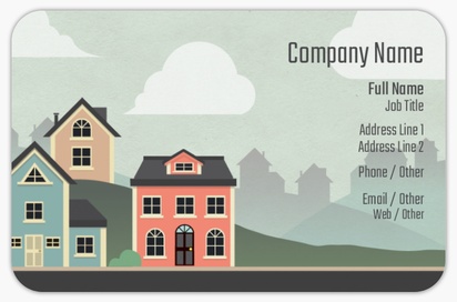 Design Preview for Design Gallery: Estate Development Rounded Corner Business Cards, Rounded Standard (85 x 55 mm)