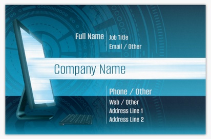 Design Preview for Design Gallery: Web Design & Hosting Ultra-Thick Business Cards, Standard (85 x 55 mm)