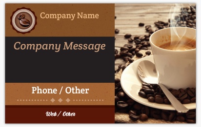 Design Preview for Design Gallery: Coffee Shops Vinyl Banners, 76 x 122 cm