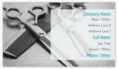 Design Preview for Barbers Standard Business Cards Templates, Standard (3.5" x 2")