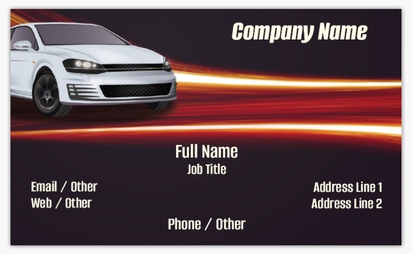 Design Preview for Design Gallery: Automotive & Transportation Standard Business Cards, Standard (91 x 55 mm)