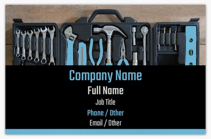 Design Preview for Design Gallery: Handyman Natural Uncoated Business Cards