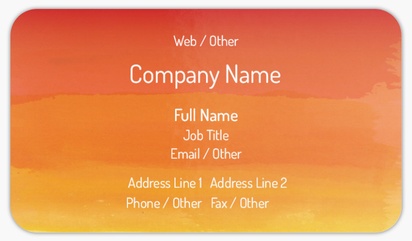 Design Preview for Painting & Decorating Rounded Corner Business Cards Templates, Standard (3.5" x 2")