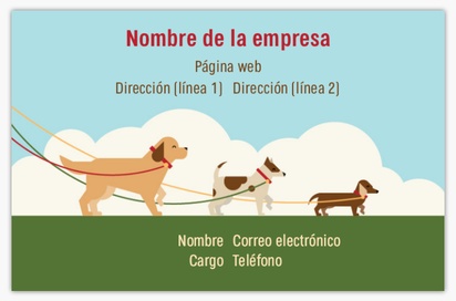 Vista previa del diseño de Galería de diseños de tarjetas de visita textura rugosa para cría de perros