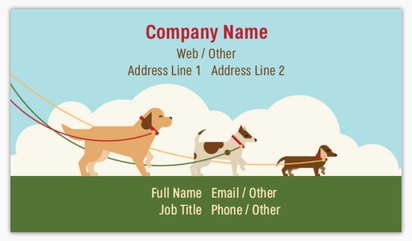 Design Preview for Pet Supply Stores Ultra Thick Business Cards Templates