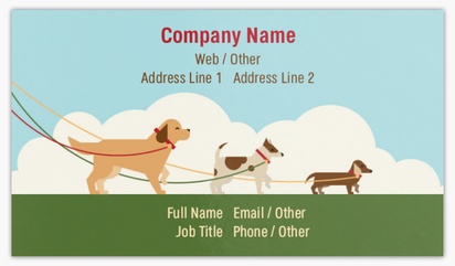 Design Preview for Design Gallery: Animals & Pet Care Standard Business Cards, Standard (3.5" x 2")