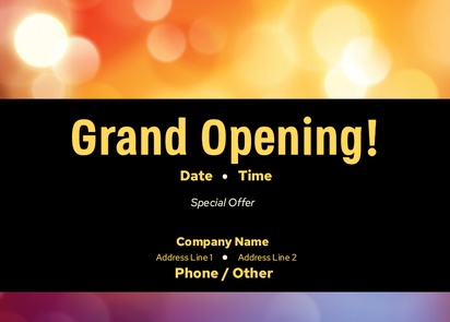 Design Preview for Design Gallery: Grand Opening Flyers & Leaflets,  No Fold/Flyer A6 (105 x 148 mm)