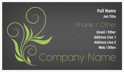 Design Preview for Design Gallery: Weight Loss Consultant Natural Textured Business Cards