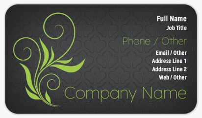 Design Preview for Design Gallery: Sports & Fitness Rounded Corner Visiting Cards