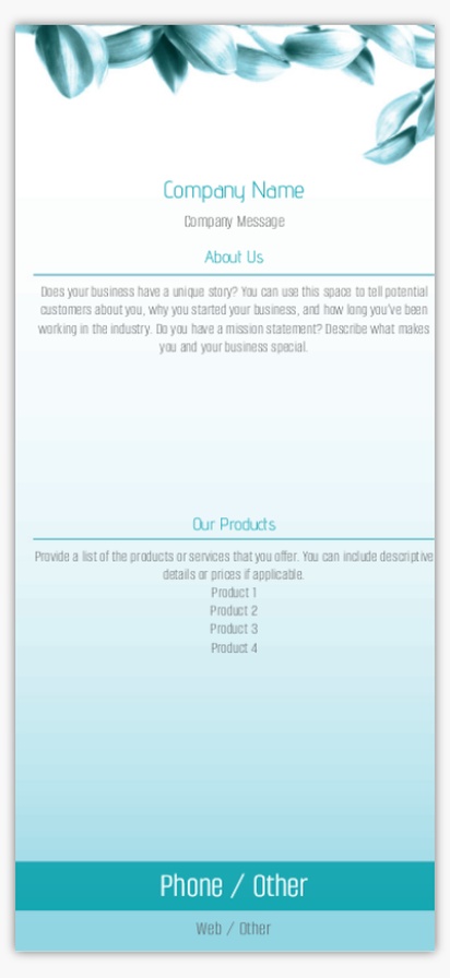Design Preview for Design Gallery: Waxing & Hair Removal Rate Cards