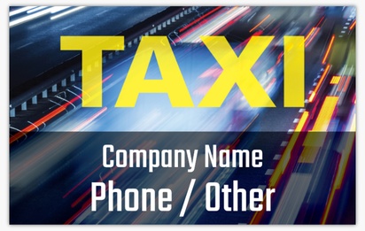Design Preview for Design Gallery: Taxi Service Vinyl Banners, 76 x 122 cm