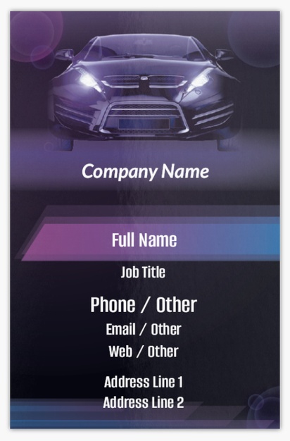 Design Preview for Design Gallery: Car Wash & Valeting Ultra-Thick Business Cards, Standard (85 x 55 mm)
