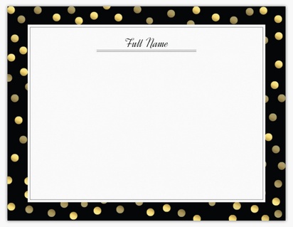 Design Preview for Design Gallery: Elegant Note Cards, Flat 10.7 x 13.9 cm