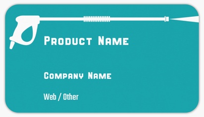 Design Preview for Design Gallery: Cleaning Services Product Labels on Sheets, Rounded Rectangle 8.7 x 4.9 cm