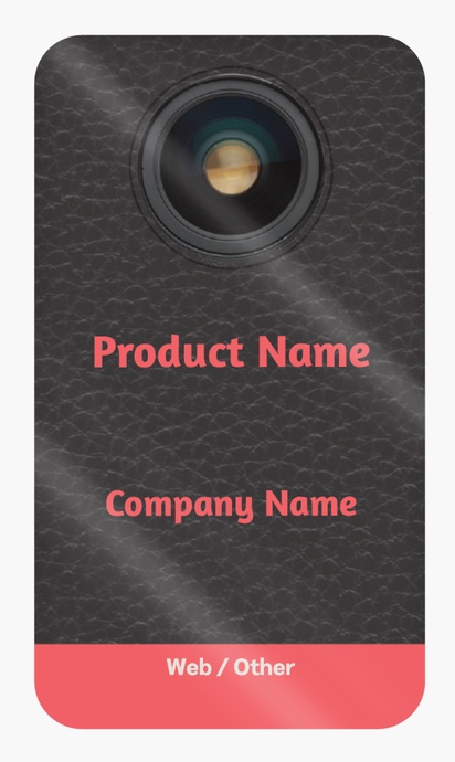 Design Preview for Design Gallery: Photography Product Labels on Sheets, Rounded Rectangle 8.7 x 4.9 cm