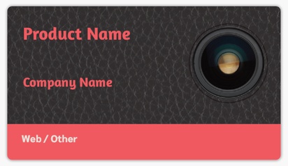 Design Preview for Templates for Photography Product Labels , 8.7 x 4.9 cm Rounded Rectangle
