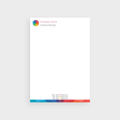 Design Preview for Design Gallery: Health & Wellness Letterheads
