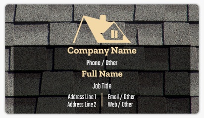 Design Preview for Design Gallery: Roofing Business Card Stickers