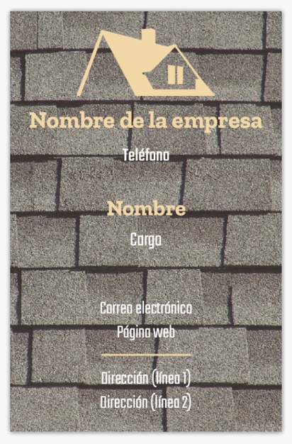 Vista previa del diseño de Galería de diseños de tarjetas de visita textura rugosa para techos y tejados