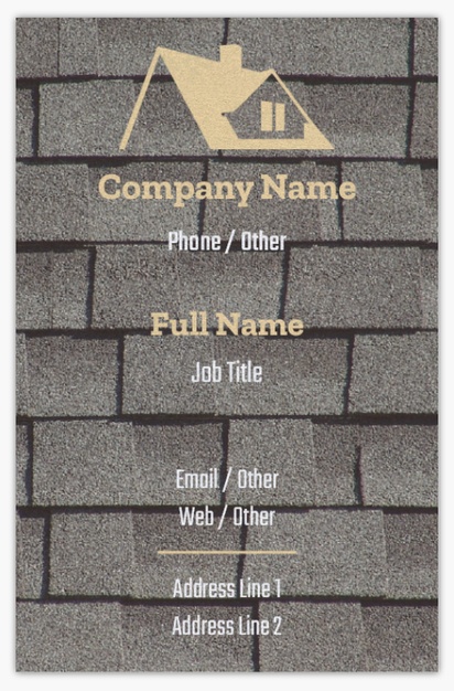 Design Preview for Design Gallery: Roofing Pearl Business Cards