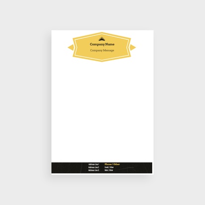 Design Preview for Design Gallery: Manufacturing & Distribution Bulk Letterheads