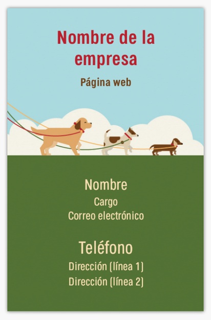 Vista previa del diseño de Galería de diseños de tarjetas de visita con acabado mate reciclado para animales y mascotas, Standard (85 x 55 mm)