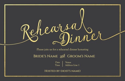 A typography metallic black gray design for Events