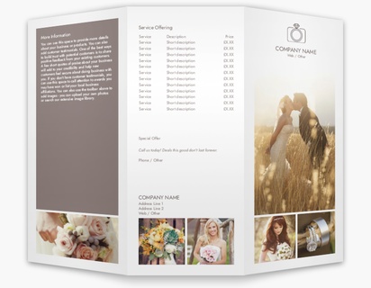 Design Preview for Design Gallery: Photography Custom Brochures, 8.5" x 11" Tri-fold