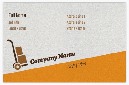 Design Preview for Design Gallery: Removals & Storage Pearl Business Cards
