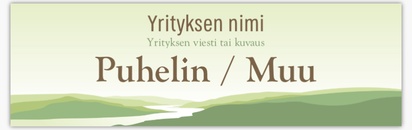 Mallin esikatselu Mallivalikoima: Maatalous & Maanviljely Vinyylibanderollit, 76 x 244 cm