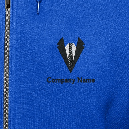 Design Preview for Design Gallery: Business Services Hoodies, Royal Blue