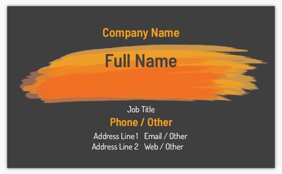 Design Preview for Design Gallery: entertainment Standard Business Cards, Standard (91 x 55 mm)