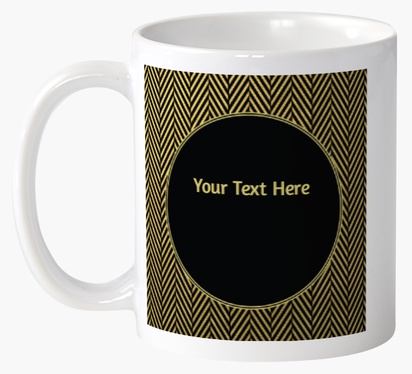 Design Preview for Design Gallery: Patterns & Textures Personalised Mugs, 325 ml  2 Sided
