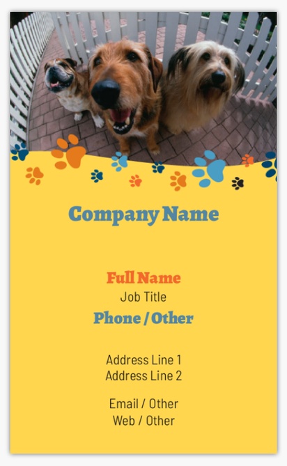 Design Preview for Design Gallery: Animals Standard Business Cards, Standard (91 x 55 mm)