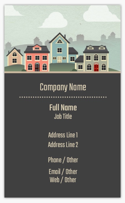 Design Preview for Design Gallery: Home Inspection Standard Business Cards, Standard (91 x 55 mm)