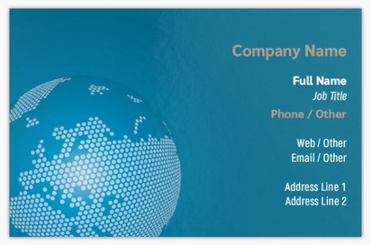 Design Preview for Design Gallery: Stock Trading Ultra-Thick Business Cards, Standard (85 x 55 mm)
