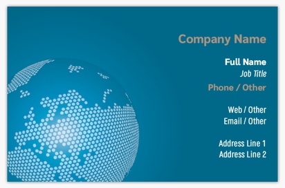 Design Preview for Design Gallery: Stock Trading Textured Uncoated Business Cards