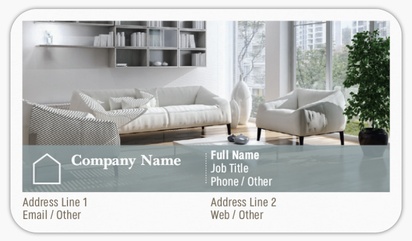 Design Preview for Design Gallery: Property & Estate Agents Rounded Corner Visiting Cards