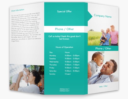 Design Preview for Design Gallery: Finance & Insurance Custom Brochures, 8.5" x 11" Tri-fold