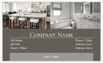 Design Preview for Design Gallery: Kitchen & Bathroom Remodeling Standard Business Cards, Standard (91 x 55 mm)