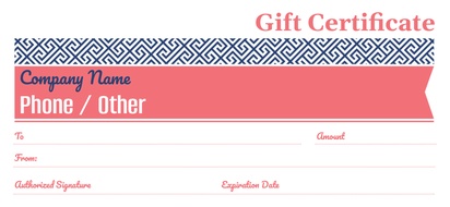 Design Preview for Templates for Beauty & Spa Gift Certificates 