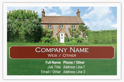 Design Preview for Design Gallery: Accommodations Ultra-Thick Business Cards, Standard (85 x 55 mm)
