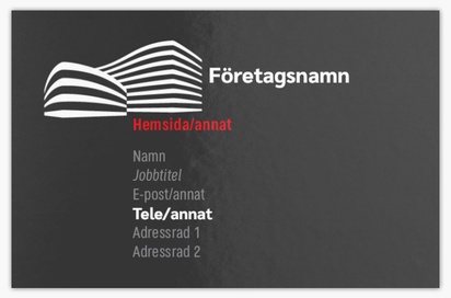 Förhandsgranskning av design för Designgalleri: Stadsplanering Extratjocka visitkort, Standard (85 x 55 mm)