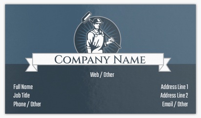 Design Preview for Painting & Decorating Standard Business Cards Templates, Standard (3.5" x 2")