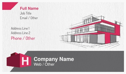 Design Preview for Design Gallery: Building Construction Natural Textured Business Cards
